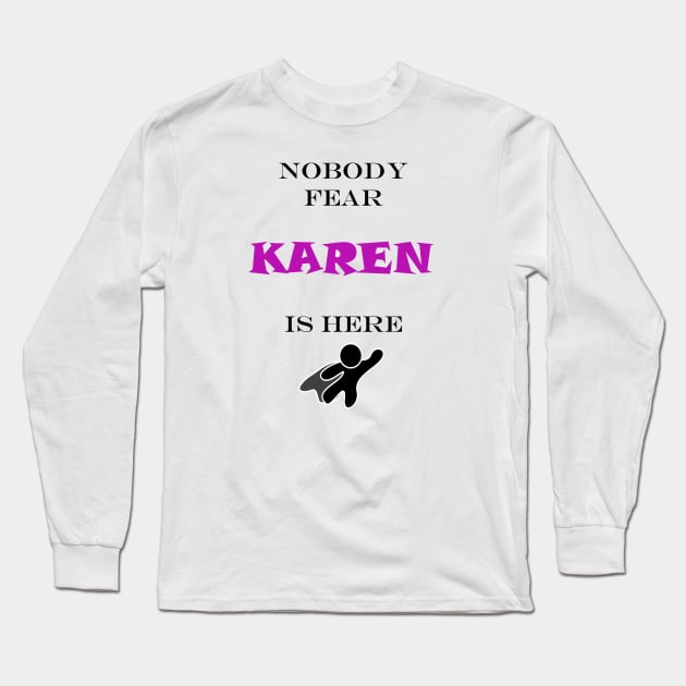 KAREN Long Sleeve T-Shirt by DESIGNSBY101